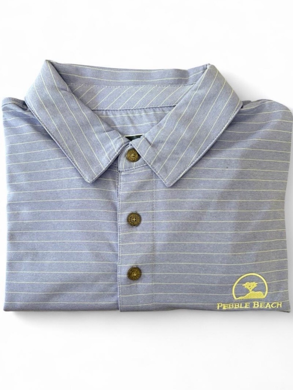 Pebble Beach Men’s XL Dry-Luxe Performance Short Sleeve Golf Shirt